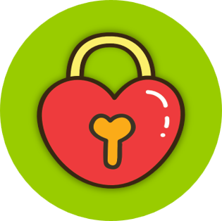 Icono de seguridad familiar - escudo protector