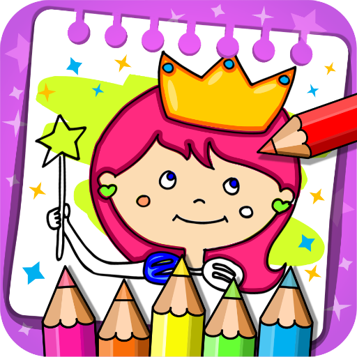 PRINCESS COLORING BOOK & GAMES